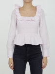 하프클럽 가니 Cotton poplin blouse F7558_428 Long sleeve shirts