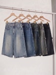 카펜터 버뮤다 데님 반바지 2기장 (5부/7부) (J2514)