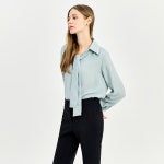 하프클럽 에스쏠레지아 스카프 블라우스 SOO3ZBL340