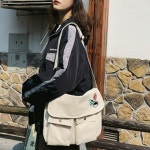 [라일리] Rly 남성 여성 에코백 노트북 데일리 가방 많은 수납공간