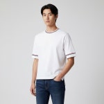 럭비 숏 남성 반팔 티셔츠 MJS282A-J0199-100 럭비 숏 남성 반팔 티셔츠 MJS282A-J0199-100 