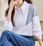 유니크 레이어드 셔츠블라우스 2667C257