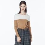 컬러 배색 울 풀오버_JEA5NSKO5590_CM