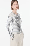 스트라이프 가디건_JF25NSKG5560_IVS