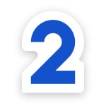 Number, two, alphabet, number 2 icon - Free download