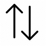 Swap, vertical, change, direction, flip, lane, switch icon - Download on Iconfinder