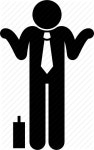 Clueless, business, worker, no idea, businessman, dont know, man icon - Download on Iconfinder