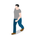Male, man, walking, human, person, user icon - Free download
