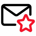 Email, star, dm, mails, favorite icon - Download on Iconfinder