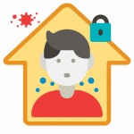 Home, house, human, keep, lockdown, residence, safety icon - Download on Iconfinder