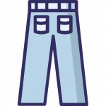 Bermuda shorts, pants, summer wear, trousers icon - Download on Iconfinder
