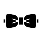 Bow, bowtie, ribbon bow, suit icon - Download on Iconfinder