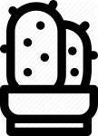 Cacti, cactus, nature, plant, pot, potted icon - Download on Iconfinder