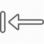 Arrow, left, previous icon | Icon search engine 'Harmony - UI Arrow 2' by Min Tran Dinh