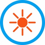 Brightness, light, radiation, shiny, sun rays, sunny, sunshine icon - Download on Iconfinder