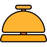 Hotel, bell, ring, service, customer icon - Download on Iconfinder