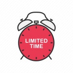 Limited time, shopping, time, clock icon - Download on Iconfinder