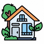 Eco, house, ecology, building, energy, environment, garden icon - Download on Iconfinder