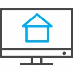 Online purchasing, estate, home, real, led icon - Download on Iconfinder