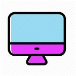 Computer, desktop, monitor, pc, screen icon | Icon search engine UI Coloured by The Eyecons