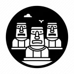 Moai, historic, ancient, statues, sculptures icon - Download on Iconfinder