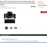 [worldwidestereo] 데논 AVR-1713 5.1ch 3d 홈시어터 리시버... AVR-1713 5.1ch 3d 홈시어터 리시버 + 하만 카돈 HKTS 5.1 Speaker... 