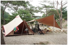 면텐트 캠핑홀릭 L(리더) 설치 및 사용기 소감 - 뽐뿌:캠핑포럼 면텐트 캠핑홀릭 L(리더) 설치 및 사용기 소감