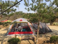 팀버스크린 들고 나와 첫캠 중입니다. - 뽐뿌:캠핑포럼 팀버스크린 들고 나와 첫캠 중입니다.