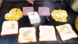 [4K] 착한 토스트, 1000원 토스트, 회기역 할머니 토스트 - 뽐뿌:맛집포럼 [4K]  착한 토스트, 1000원 토스트, 회기역 할머니 토스트