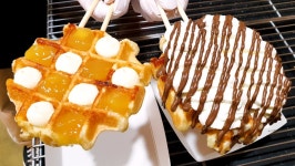 벨기에 와플 추천, 망고 생크림 와플, 생크림 누텔라 와플, 베러댄와플 - 뽐뿌:맛집포럼 [4K] 맛도 비쥬얼도 최고! 벨기에 와플 추천, 망고 생크림... 