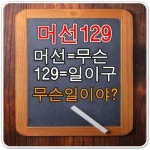 머선129 신조어 뜻! - 뽐뿌:이것저것공유 머선129 신조어 뜻!