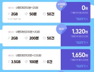 [이야기모바일] 50분+문자50+데이터2GB 요금제(0원/배송비무료/유심... 문자50+데이터2GB 요금제(0원/배송비무료/유심비무료/7개월후 8800원)