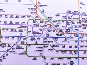지하철노선도 이쁘지 않나요? - 뽐뿌:자유게시판 지하철노선도 이쁘지 않나요?