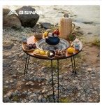 BISINNA 접이식 바베큐 라운드 테이블 스토브, 휴대용 캠핑 바베큐 숯 그릴 ($12.68/무료) - 뽐뿌: BISINNA 접이식 바베큐 라운드 테이블... 