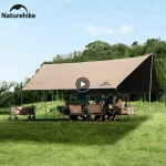 Naturehike 2024 어닝 방수 그늘막텐트 블랙코팅타프 17 쉐딩 캐노피 캠핑용품 네이처하이크 쉘터 캠핑 블랙 코팅 타프 (US $39.60/무배)... 