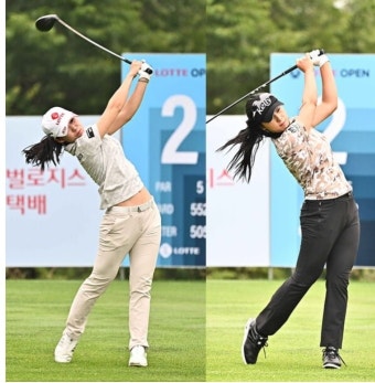 장타자 황유민윤이나, 롯데오픈 무빙데이 공동 9위로 상승 [KLPGA]... 뽐뿌:골프포럼 장타자 황유민윤이나, 롯데오픈 무빙데이 공동 9위로...