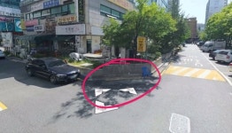 노란 점선 정차가능 지역에 정차중 추돌사고 - 뽐뿌:자동차포럼 노란  점선 정차가능 지역에 정차중 추돌사고