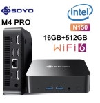 SOYO M4 PRO N150 미니pc ($95.7/무료)채트리 R5 5625U,($121.15... 3만원/무료) - 뽐뿌: SOYO M4 PRO N150 미니pc ($95.7/무료)채트리... 