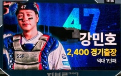 강민호 2400경기 출장 자축 스리런 - 뽐뿌:야구포럼 강민호 2400경기 출장  자축 스리런