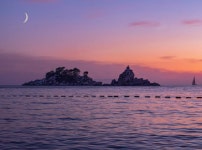 노을지는바다 - 뽐뿌:바탕화면갤러리 노을지는바다