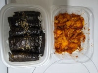 아이가 초등학교 방과후 요리수업 때 만들어온 충무김밥 - 뽐뿌:육아포럼 아이가 초등학교 방과후 요리수업 때 만들어온 충무김밥