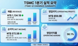 TSMC 1분기 영업 실적 발표 jpg - 뽐뿌:자유게시판 TSMC 1분기 영업 실적 발표 jpg