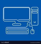 Abstract Computer Royalty Free Vector Image - VectorStock Abstract Computer vector image on VectorStock