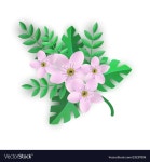 Floral composition - branch of Royalty Free Vector Image Floral composition - branch of vector image on VectorStock
