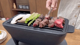 [화로대] 무쇠주물 화로로 오마카세 고급요리 즐기기