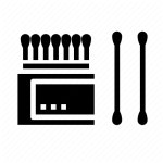 Bathing, bud, cosmetics, cotton, swabs icon - Download on Iconfinder