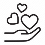 Charity, love, care, hand, donation, donate, gift icon - Download on Iconfinder