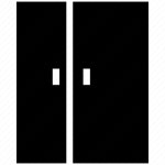 Double door fridge, electronics, fridge, home appliance, kitchen equipments, refrigerator icon - Download on Iconfinder