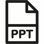 Extension, format, ppt, document, file, type icon - Download on Iconfinder