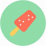 Freeze pop, ice cream, ice lolly, ice pop, popsicle icon | Icon search engine 'Food 2' by Vectors Market